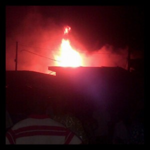 Popular Alade Market Razed by Fire